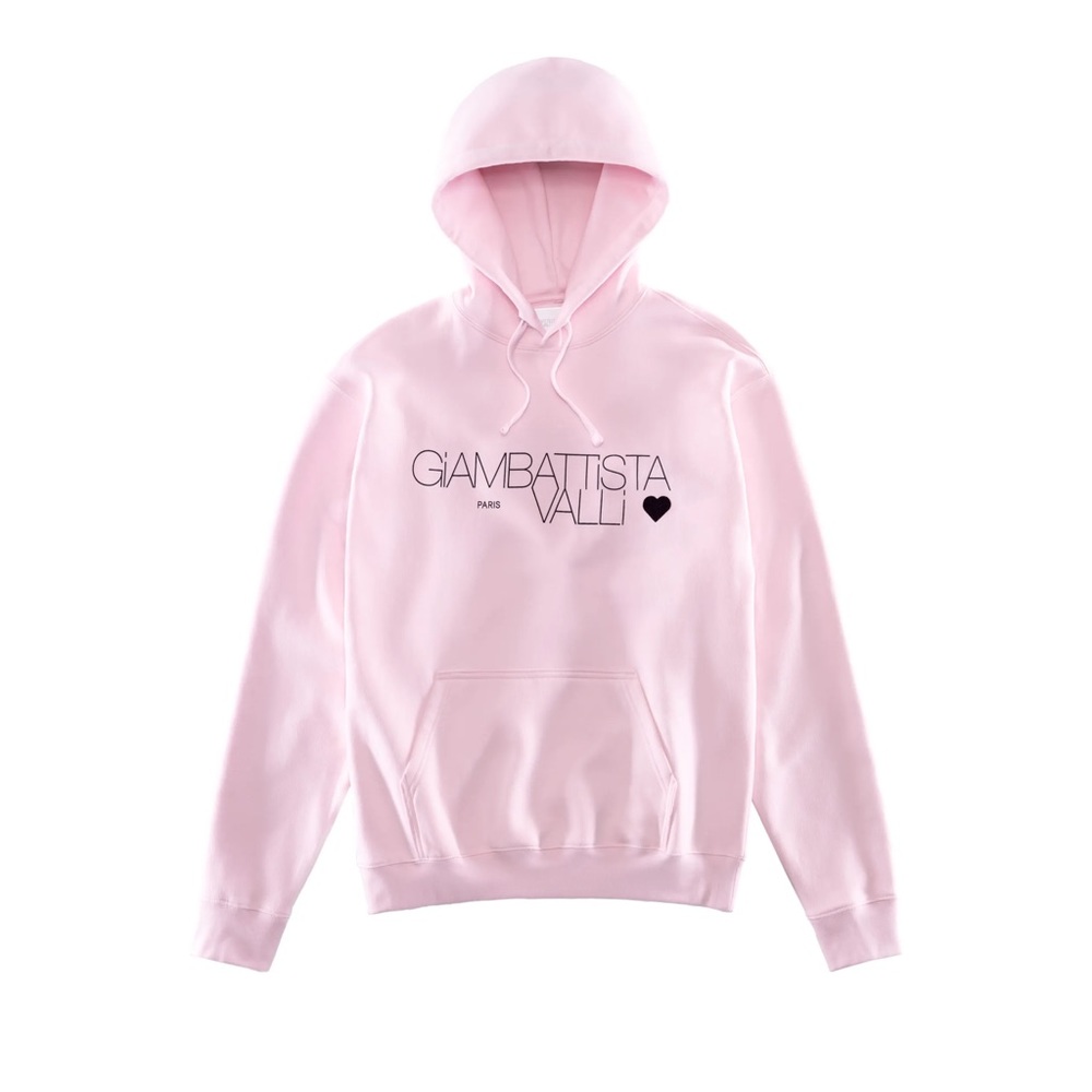 Giambattista Valli pink hoodie